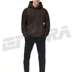 Sweat à capuche en molleton pour hommes coupe ample sweat à capuche ultra doux avec poches décontracté chaud hiver vêtements de sport haut de style de rue - Product Image 5