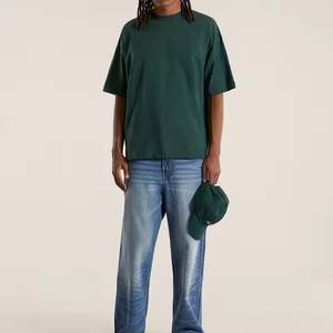 Mejor 2025 diseño gráfico personalizado Unisex Wear Boxy Fit camiseta Casual Wear Drop Shoulder Boxy Fit camiseta - Product Image 3