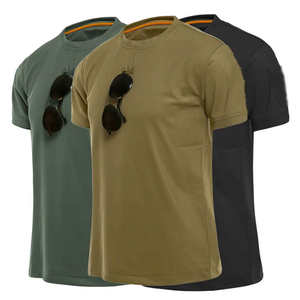 T-shirts à la mode en coton surdimensionné pour hommes nouveau design respirant à manches courtes vêtements de fitness pour style de rue décontracté - Product Image 1