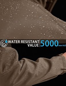 Veste d'hiver Performance respirante doublée de polaire pour hommes, résistante à l'eau, 7 poches pour la moto et la course automobile - Product Image 3