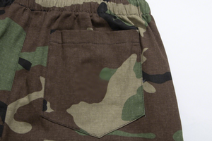 Shorts de jogging pour hommes de qualité supérieure confortable doux camouflage coton respirant taille moyenne shorts de bain décontractés motif solide - Product Image 3