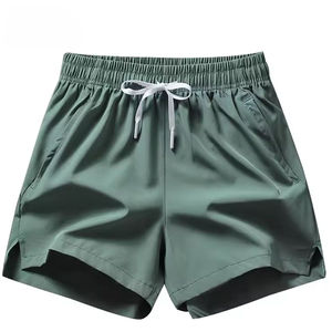 Pantalones Cortos Deportivos para Hombre 2025, Estilo Urbano, Casuales, Antiarrugas, de Secado Rápido, Cómodos, con Cintura Elástica, Transpirables, de Poliéster Tejido, con Cordón - Product Image 4