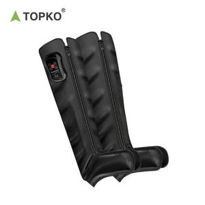 TOPKO高品質ポータブル充電式脚用エア圧縮マッサージ器 8エアバッグ 8マッサージモード 脚マッサージ器 - Product Image 3