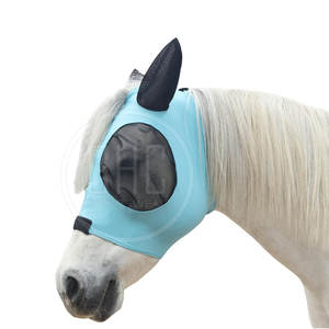 Protector Facial de Malla Anti-Moscas para Caballos, Personalizado para Protección de Orejas y Nariz, Secado Rápido, Diseño Cómodo, Poliéster - Product Image 1