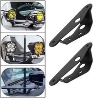 LUMA 2021+ pour Ford Bronco 2/4 portes, accessoires Raptor, nouveau support de montage de phare A-Pillar, support de phares LED tout-terrain, support de capot