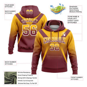 EE. UU. Tamaño Logo Imprimir Unisex Hombres Mujeres 100% Poliéster Sublimación diseño personalizado Sudaderas con capucha para impresión por sublimación - Product Image 2