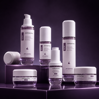 Flacon cosmétique personnalisé avec logo, en verre coloré, pour sérum de soin, spa, 30ml, 40ml, 100ml, 120ml, flacon pompe airless pour lotion.