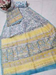 Tissus imprimés à écran en soie rose et bleu clair, sur mesure, tendance, pour la fabrication de textile domestique et de vêtements - Product Image 5