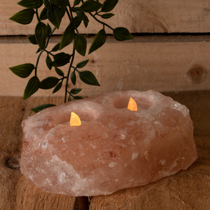 Haute qualité rose himalayen roche sel blanc coeur lampe artisanale fleur corne bol décoration poli sculpté artisanat naturel - Product Image 6