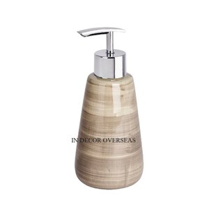 Ensemble de 3 distributeurs de savon liquide d'Inde Look magnifique couleur et logo personnalisés disponibles Designer élégant en métal résistant - Product Image 2