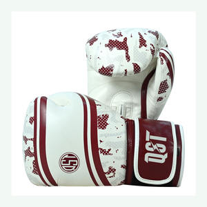 Gant d'entraînement de boxe en cuir de qualité supérieure avec support de poignet à crochet et boucle Logo personnalisé Gants de boxe robustes et durables - Product Image 5