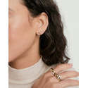 Boucles d'oreilles en diamant cultivé en laboratoire Celeste, design élégant en ellipse pour femmes - Product Image 1