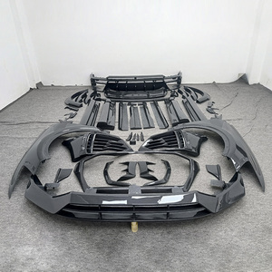 Runde Ventes d'usine pour <span class=keywords><strong>Audi</strong></span> Q8 RSQ8 Mansor Kit de carrosserie en Fiber de carbone sèche capot de pare-chocs avant pare-chocs arrière jupes latérales garde-boue MSY <span class=keywords><strong>2022</strong></span> + - Product Image 6