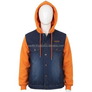 Chaqueta de mezclilla transpirable para hombre con capucha, para motociclismo, carreras en carretera, motocross, chaqueta de mezclilla informal a la moda con capucha - Product Image 4