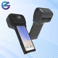 Terminal POS de mano Android 14 ZCS Z93 con pantalla de 6,26 "Impresora de alta velocidad de 80mm Escáner de huellas dactilares NFC Todo en uno POS
