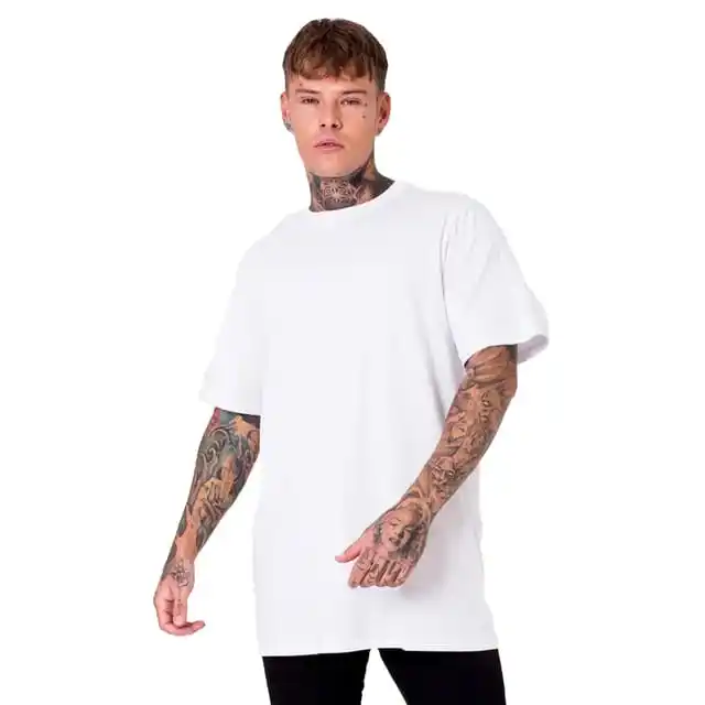 Oversized Urban Outfitters Men's White T Shirts 2023 Street Clothing Tees Hip Hop Personalized Heat by Rooftop Industry