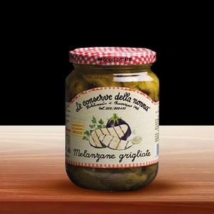 Conserves de la Grand-mère : Aubergines Grillées 270g x 12 pièces, Légumes en Pot - Product Image 1