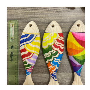 Decoración de peces de madera más popular, artesanía artística hecha a mano de primera calidad, perfecta para casas de estilo playero 2025 - Product Image 1
