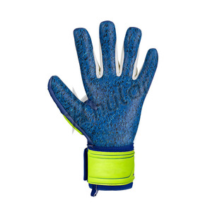 Gants de gardien de but de football professionnel pour jeunes en cuir avec dragonne réglable à doigt complet antidérapant Super Grip unisexe de haute qualité - Product Image 5