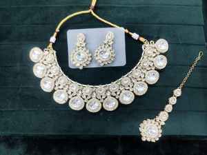 Collar étnico Chapado en sombra para pendientes de araña de boda con Material de aleación de piedras de circón - Product Image 2