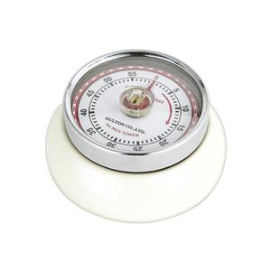 Minuteur de cuisine rétro ZASSENHAUS, crème, diamètre 3 cm, taille 7 cm - Product Image 2