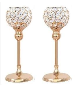 Luxueuse variété argent métal cristal bougeoir indien grande taille argent plaqué à la main classique élégant argent métal titulaire - Product Image 3