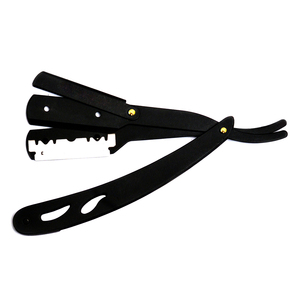 Navaja de Afeitar Profesional de Acero Inoxidable con Mango de Plástico de Alta Calidad y Hoja Afilada para Hombres - Product Image 1