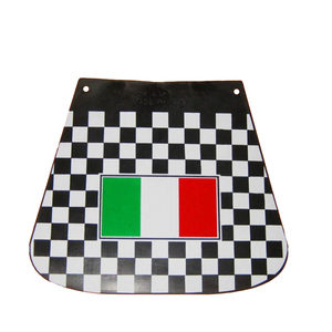 Guardabarros trasero a cuadros con bandera italiana para Lambretta / Vespa - Product Image 1
