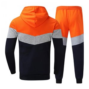 Survêtement de sport pour homme grande taille, décontracté, uni, avec logo personnalisé imprimé, 100 % coton, séchage rapide, respirant, pour entraînement et jogging - Product Image 2