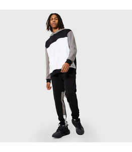 Street Crewneck Cotton Polyester Sportswear Tracksuit Wholesale Custom Tracksuit for Mens Hoodie and Slim Fit <b>Pants</b> Sweatsuits - Product Image 3