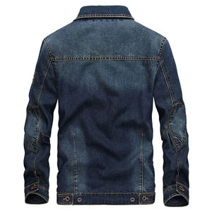 2025 veste en jean en gros de qualité supérieure pour hommes impression personnalisée fabriquée au Pakistan veste en jean Vintage pour hommes à vendre - Product Image 3