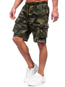Short cargo de qualité supérieure pour hommes coupe décontractée camouflage randonnée en plein air travail coton short décontracté avec 6 poches - Product Image 2