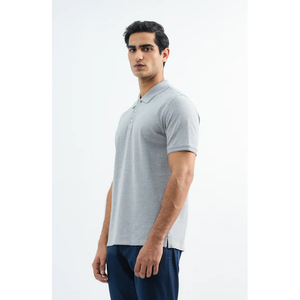T-shirts pour hommes 100% coton à séchage rapide de grande taille pour polo avec logo personnalisé coupe ample à manches courtes - Product Image 2