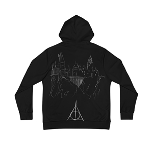 Pull à capuche en molleton de polyester à motif uni imprimé par sublimation personnalisée pour hommes et femmes, teint dans des tons unis, pour l'hiver - Product Image 2