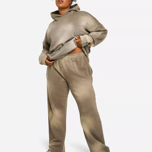 Nouveaux pantalons de survêtement pour femmes, élastiques, 100% coton, logo imprimé à l'écran, pantalon de jogging ample et pantalon de survêtement pour femmes - Product Image 2