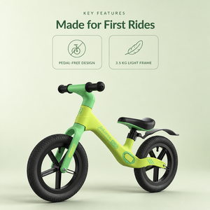 Vélo d'équilibre <span class=keywords><strong>pour</strong></span> enfants de 13 à 36 <span class=keywords><strong>mois</strong></span>, sans pédales, cadre en nylon et fibre de verre, léger, trottinette <span class=keywords><strong>pour</strong></span> bébé - Product Image 4