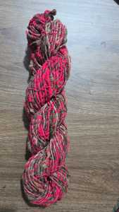 <b>100</b>% <b>Silk</b> Noil <b>Yarn</b> in Skeins Hand Dyed Soft Textured <b>Yarn</b> for Knitting & Weaving Eco-Friendly OE <b>Yarn</b> Handloom Wholesale - Product Image 4