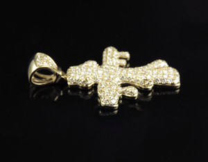 Colgante de Cruz helado de alta calidad para hombres Hip Hop Moissanite Diamond Jewelry Gift para ocasiones especiales - Product Image 3