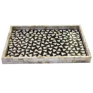 Bandeja de Cocina de Resina de Lujo con Incrustaciones, Diseño Moderno para una Elegante Presentación de Alimentos y Decoración del Hogar, Fácil de Limpiar. - Product Image 5