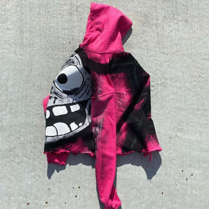 Sudaderas con capucha de lavado ácido para hombre de diseño de la mejor calidad de fábrica, su propio logotipo, suéter de lavado ácido para hombre, sudaderas con capucha impresas, servicios OEM - Product Image 2