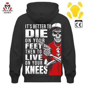 Sweat à capuche en polaire robuste pour moto, idéal pour les motards en toutes saisons - Conception coupe-vent à séchage rapide, unisexe adulte - Product Image 1