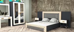 Damla Customizable Motel <b>Bedroom</b> Furniture Set High Quality Wood Storage Feature Turkish Origin 4-<b>Star</b> Hotels Factory Prices - Product Image 5
