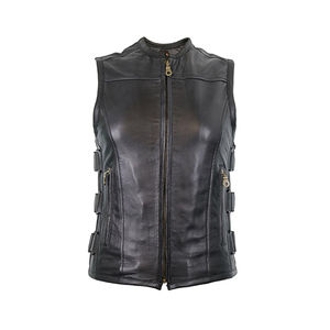 Gilet en cuir pour femme, nouveau design professionnel, design élégant pour un vêtement extérieur élégant, port confortable, gilet en cuir pour femme - Product Image 6