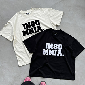100% coton écologique été Boxy T-Shirt pour femmes hommes Streetwear Style broderie et impression personnalisées fabriqué au Vietnam - Product Image 2