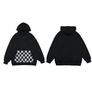 Proveedor de Ropa Casual OEM con MOQ Bajo, Sudadera de Felpa Suave con Etiqueta Privada, Estilo Retro Lavado, Bordado con Gráficos Personalizados 100% - Product Image 3