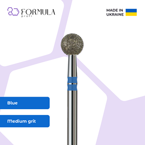 หัวเจียรเพชรแบบ E-File ขนาด 5.5 มม. สีฟ้า สำหรับขัดหนังกำพร้าอย่างแม่นยำ - Product Image 1