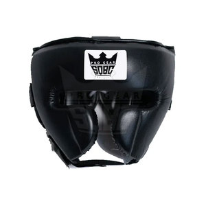 หมวกป้องกันศีรษะสำหรับชกมวย หนังคุณภาพพรีเมียม พร้อมโลโก้สั่งทำ ดีไซน์ป้องกันน้ำหนักเบา เหมาะสำหรับการฝึกซ้อม MMA และคิกบ็อกซิ่ง - Product Image 2