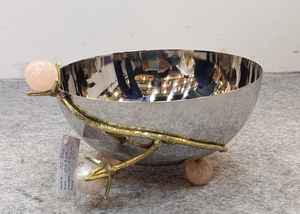 Elegante juego de cuencos de acero y resina y trabajo en relieve de alta calidad, último diseño para alimentos seguros de la India - Product Image 6