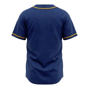 Camiseta de Béisbol Personalizada con Sublimación, 100% Poliéster, Cuello en V, para Hombre, Transpirable, de Secado Rápido, Tela de 300g, Diseño Sólido, OEM - Product Image 2