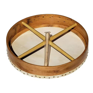 Tambor Bodhran de piel de cabra de cabeza fija, tambor Bodhran de Impresión tradicional irlandesa, tambor de madera personalizado de la mejor calidad, Bodhran irlandés - Product Image 2